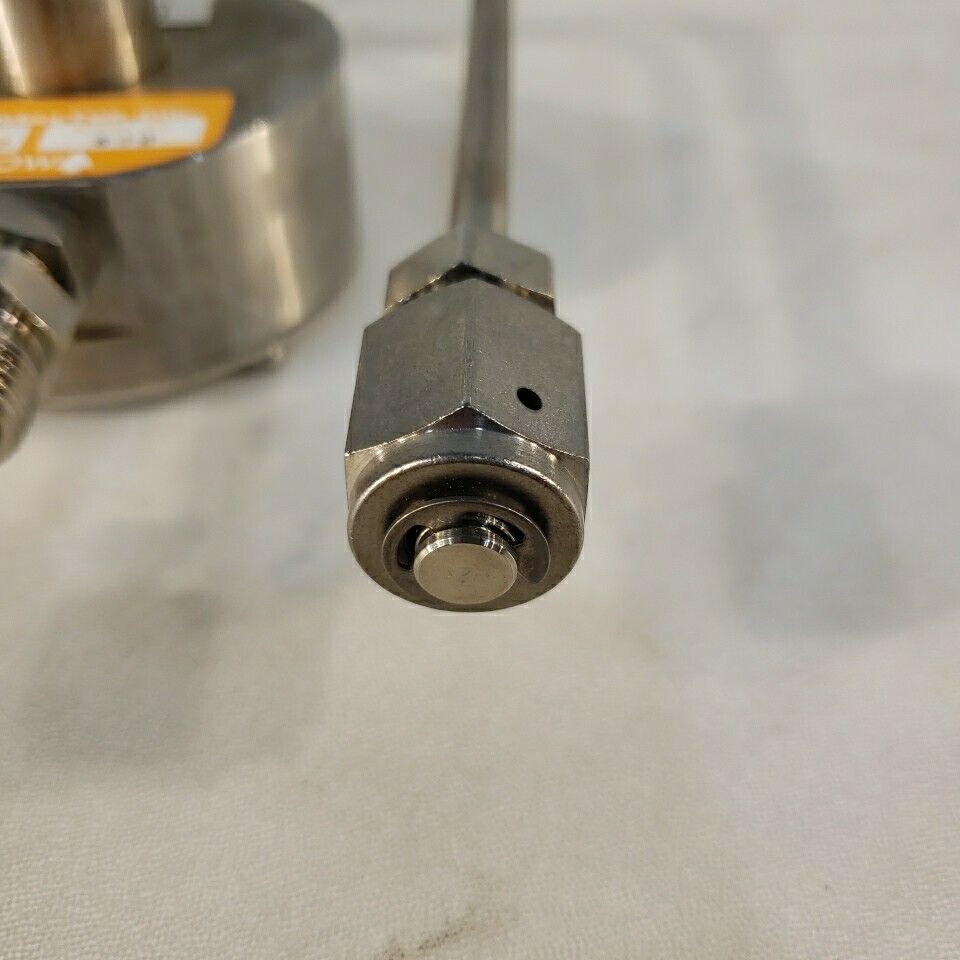 MaxTek MV-112 Inficon 017-461-G1 Piezoelectric Gas Leak Flow Valve 1/4" VCR