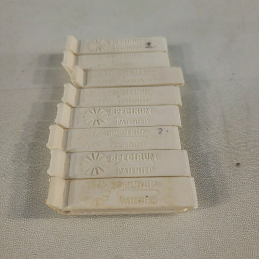 Spectrum 142736 Fisher Vwr Dialysis Tubing Closures 35mm Lot Of 8 Autoclavable