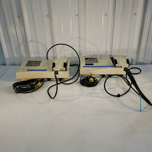 Lot Of 2 NE Tech. CM7A Radiation Contamination Monitors Vintage FOR PARTS ONLY