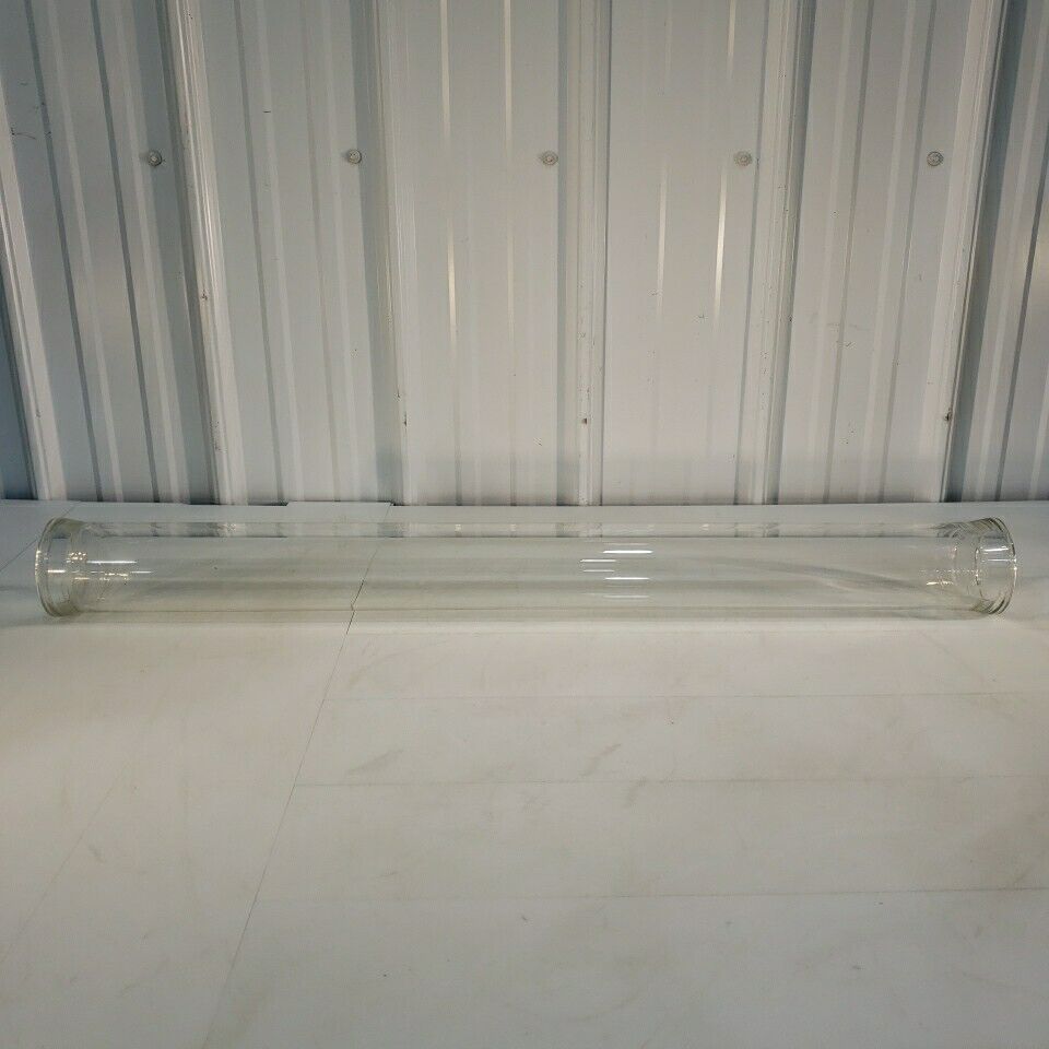 Chemical Purifier Glass Column Filter 3.39" OD 36" Length 0.392" Thickness