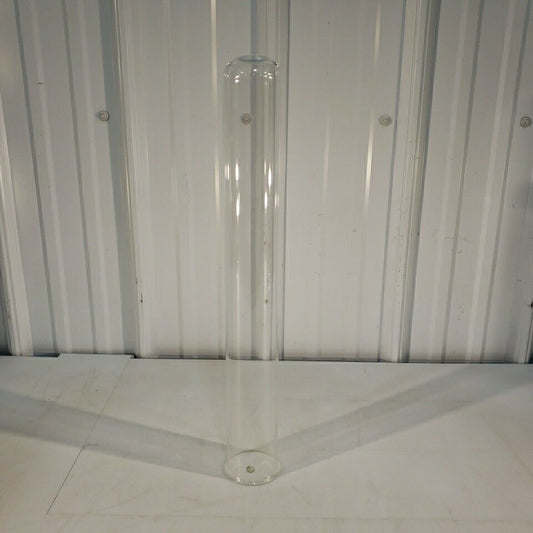 Pyrex Large Chemical Glass Test Tube Round Bottom Cylinder 2.4" ID 19.5" Length