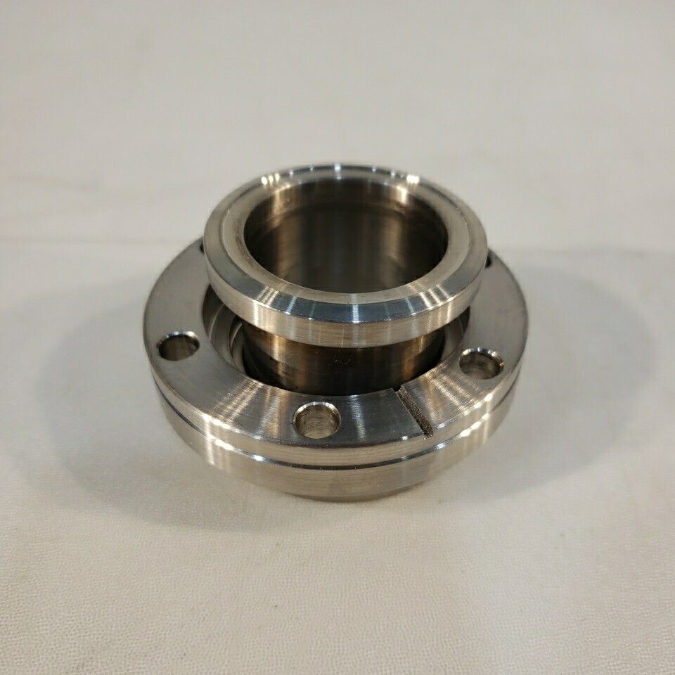 Varian KF40 To 2.75" DN35CF Rotatable Flange Nipple High Vacuum Stainless Steel