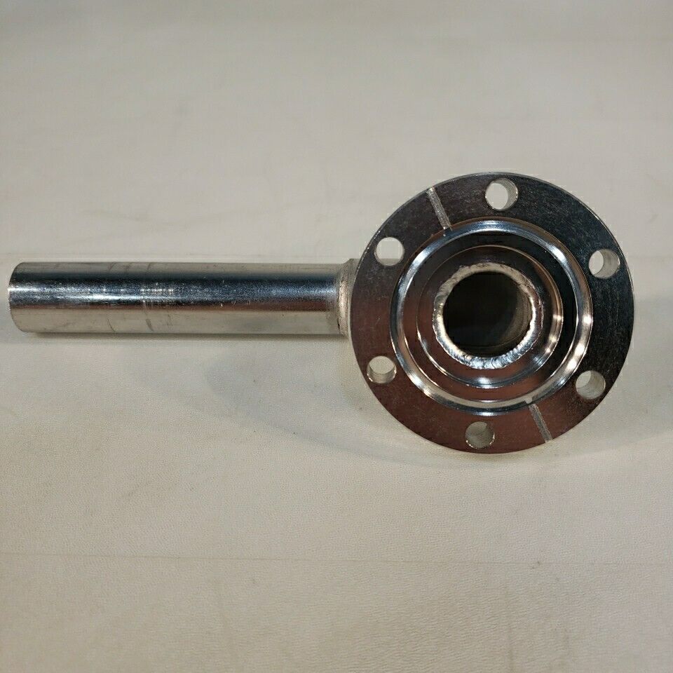 Varian 2.75" DN35CF Elbow Tube 3/4" ID High Vacuum Stainless Steel