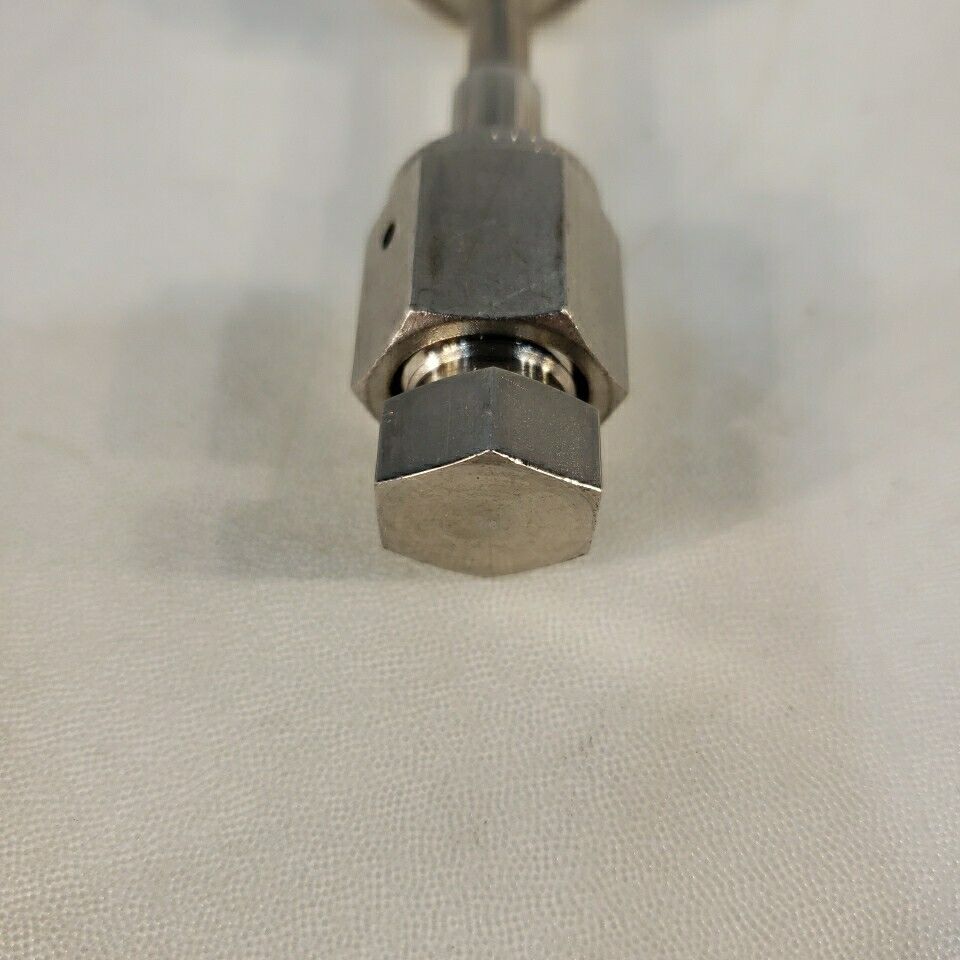 Cajon 1/2" VCR to 1/4" VCR Female Adapter Tube 3.75" Length 316 SS