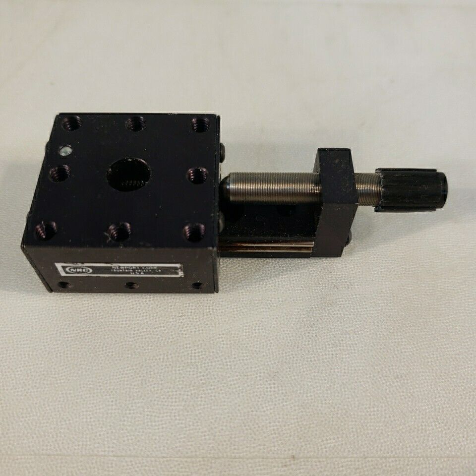 Newport NRC Optical Adjustable Single-Axis X-Axis Micrometer Mount ...