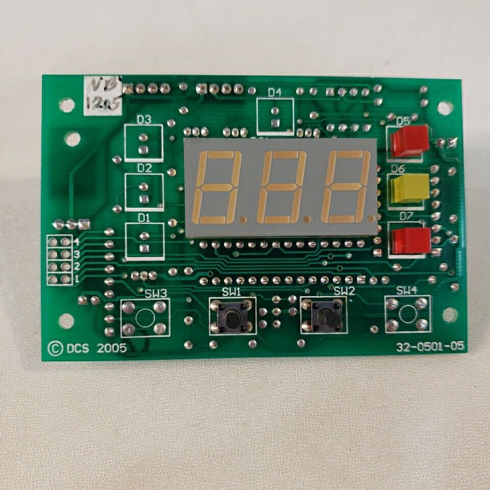 Sheldon 32-0501-05 Display Circuit Board From Shel Labs 2306 CO2 Incubator