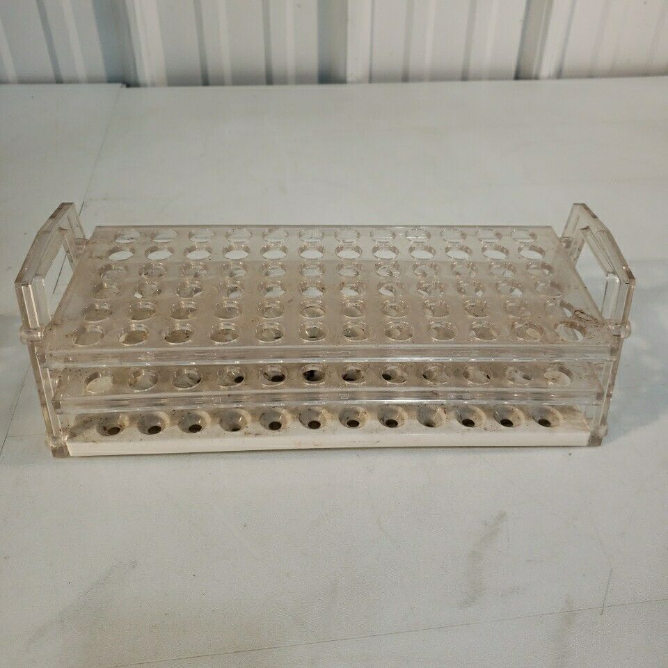Nalgene Test Tube Microcentrifuge Rack 72 Well 6x12 Plastic Polypropyl ...