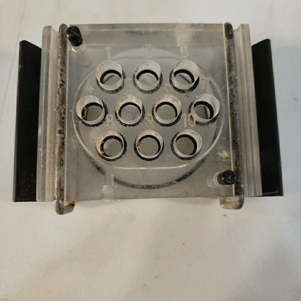 Microcentrifuge Tube Holder Stir Cell Bar Liquid Plate 10-Well Test Tube Rack