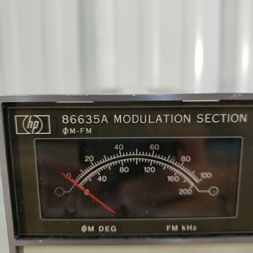 Agilent Hewlett Packard HP 86635A Modulation Section Testing Slot Equipment