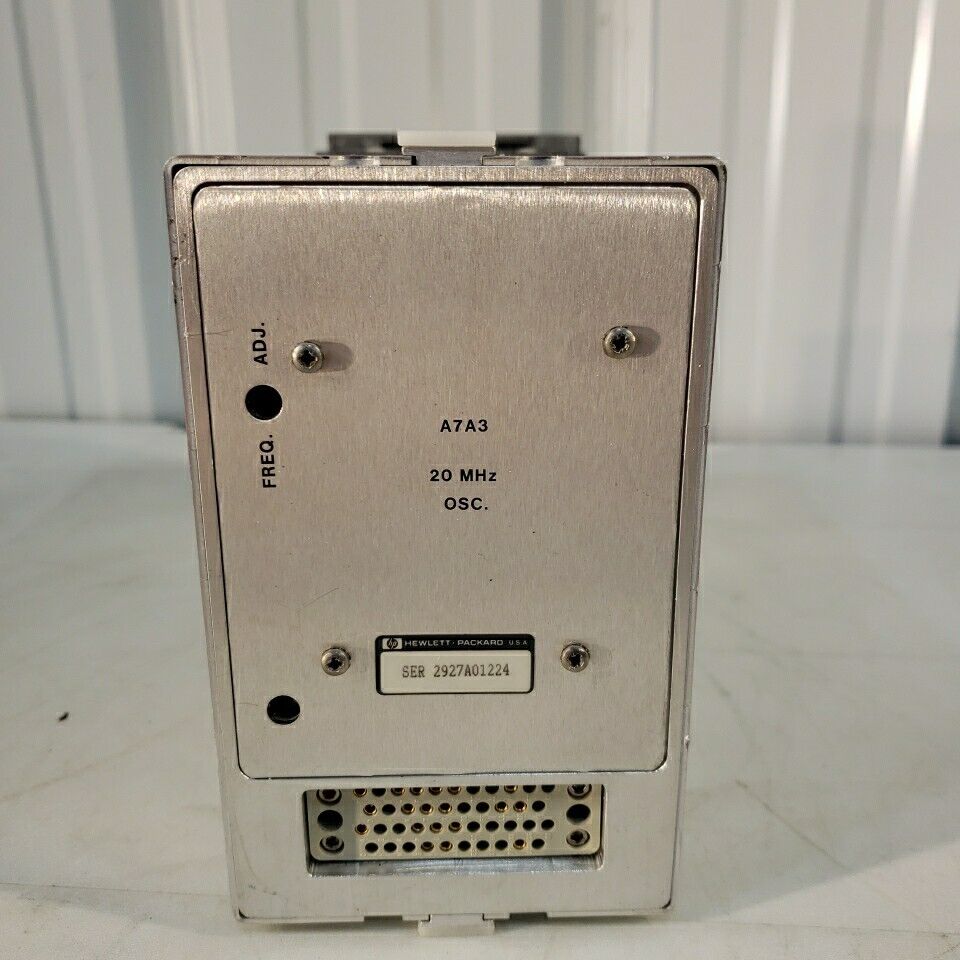 Agilent Hewlett Packard HP 86635A Modulation Section Testing Slot Equipment
