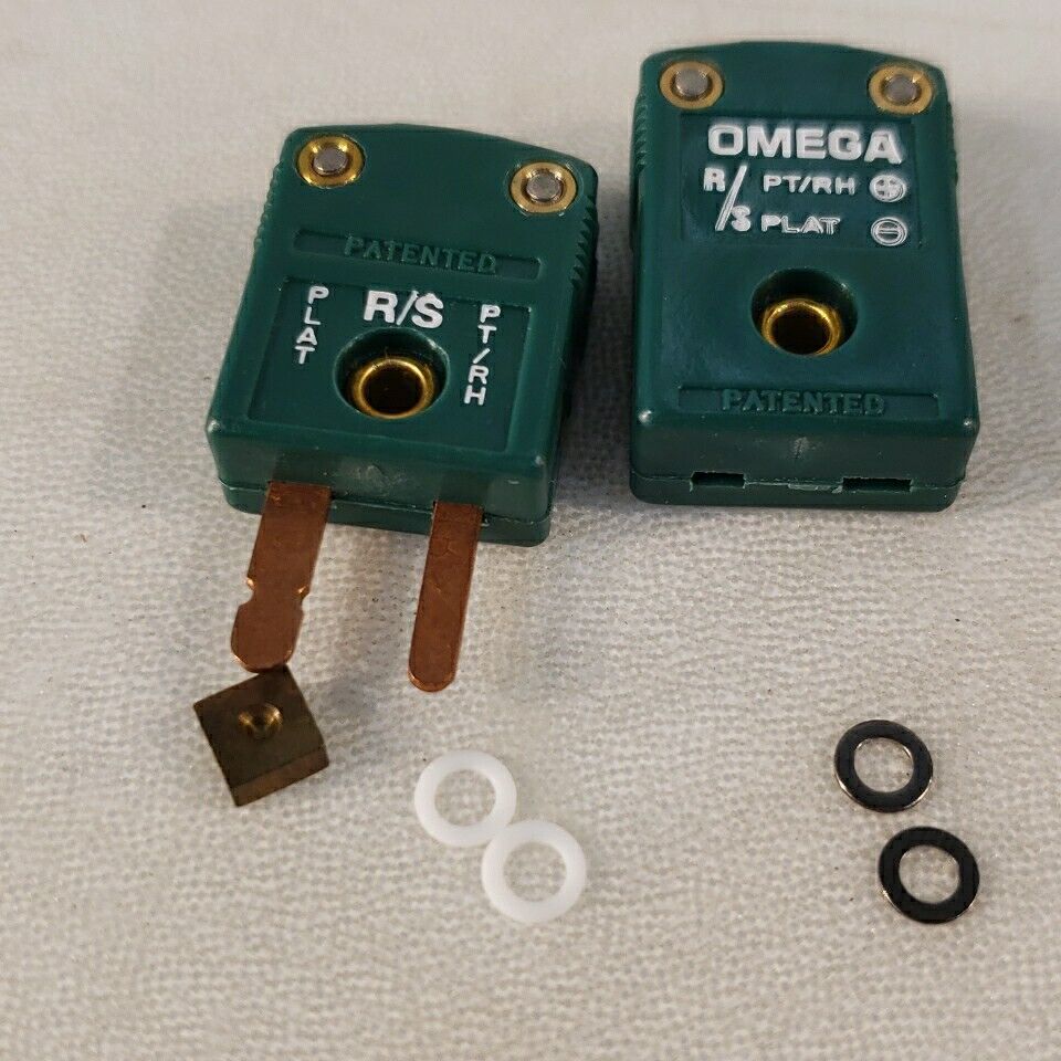 Omega RS Type Thermocouple Connector Male and Female With Hardware Plat PT/RH