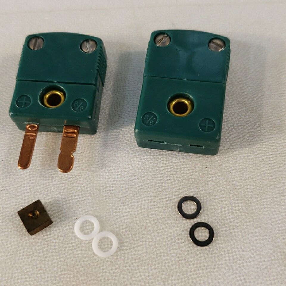 Omega RS Type Thermocouple Connector Male and Female With Hardware Plat PT/RH