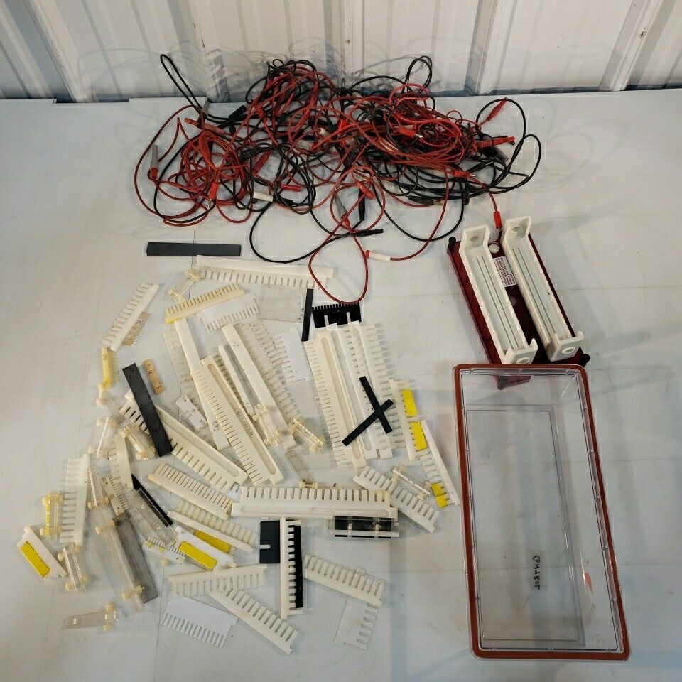 HUGE LOT Of Electrophoresis Combs Power Cords Spacers Containers Sigma Bio-Rad