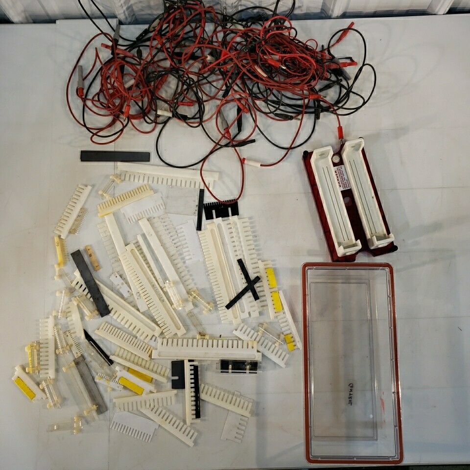 HUGE LOT Of Electrophoresis Combs Power Cords Spacers Containers Sigma Bio-Rad