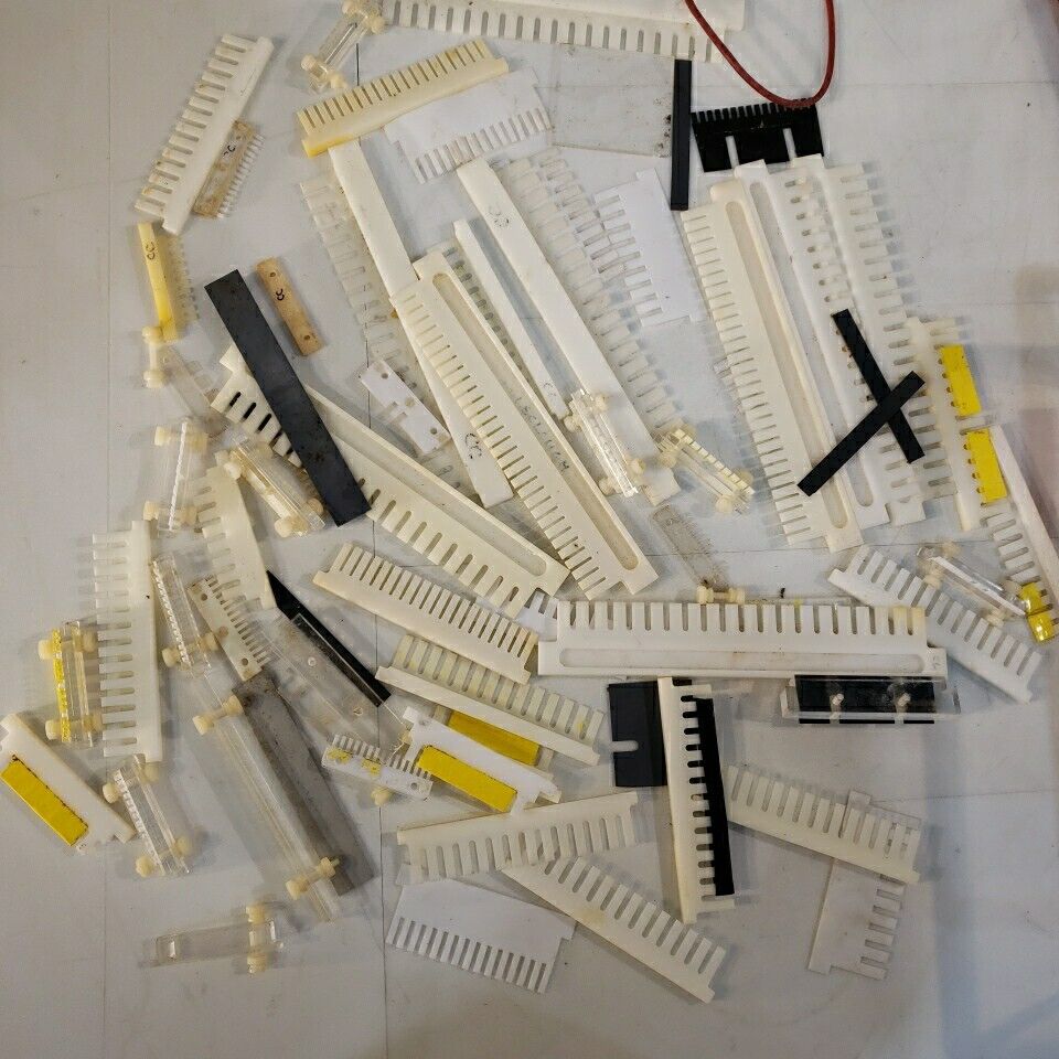 HUGE LOT Of Electrophoresis Combs Power Cords Spacers Containers Sigma Bio-Rad