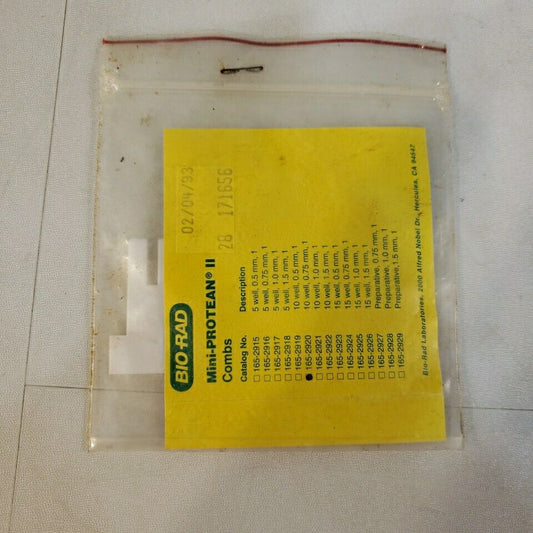 Bio-Rad 165-2920 10 Well Comb 0.75mm Thick Mini-protean II Electrophoresis