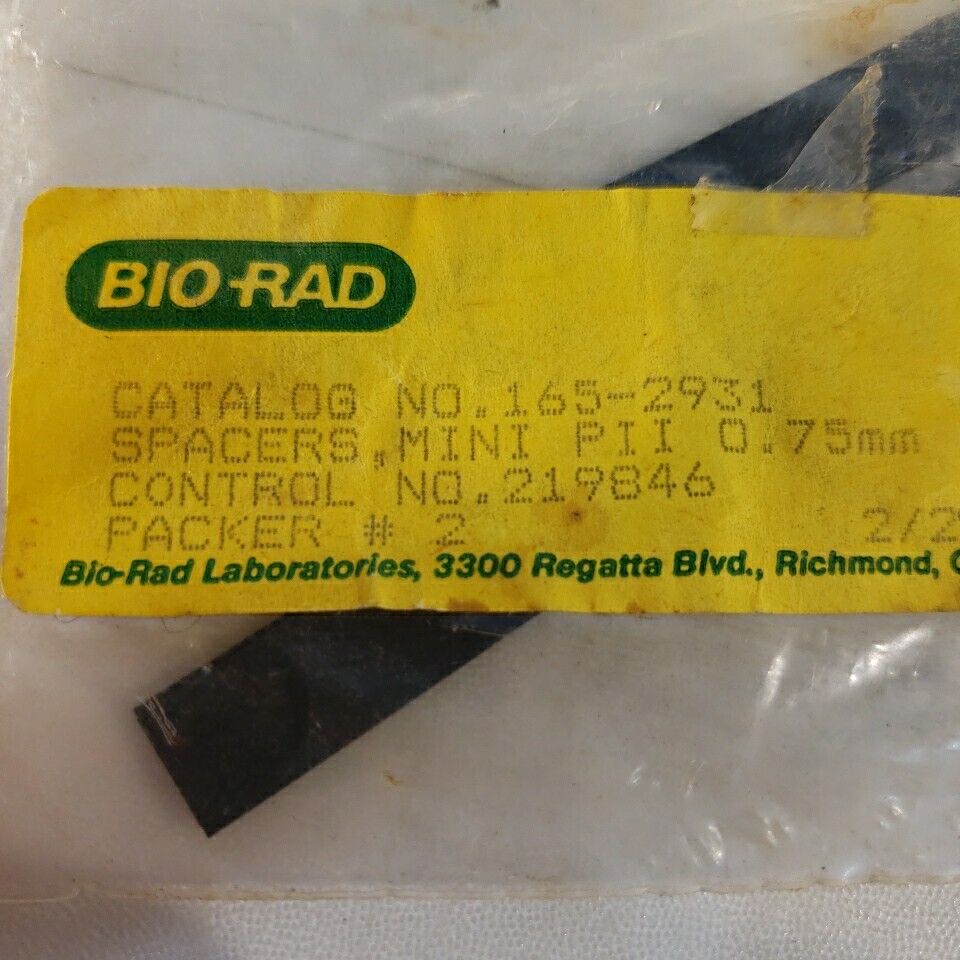 Bio-Rad 165-2931 Spacers 2 Pack 0.75mm Thick Mini-protean II Electrophoresis