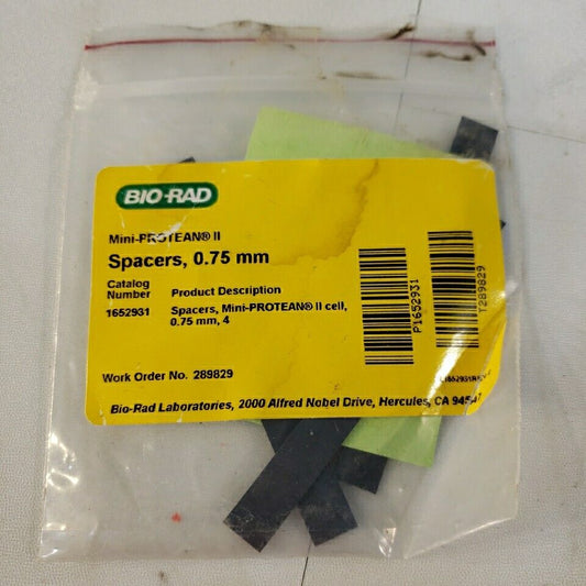 Bio-Rad 1652931 Spacers 3 Pack 0.75mm Thick Mini-protean II Electrophoresis