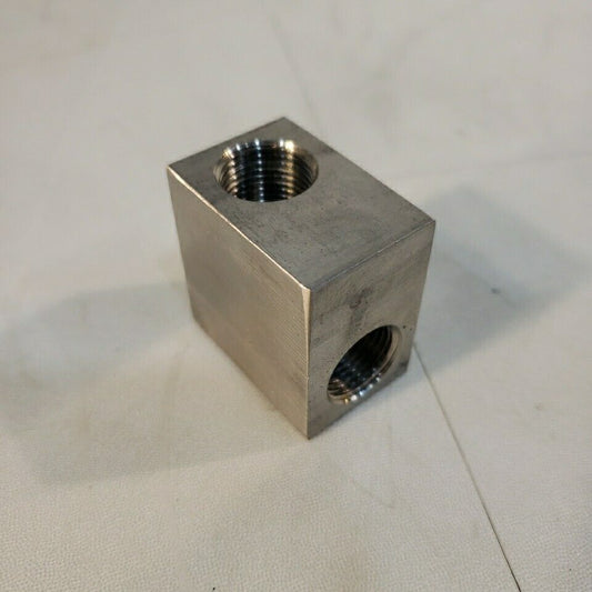 90 Degree Elbow 3/8" Threaded Pressure Fitting NPT Stainless Steel