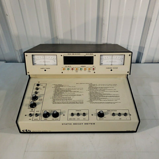 ETS Electro-Tech Systems 406C Static Decay Meter - Powers on Working