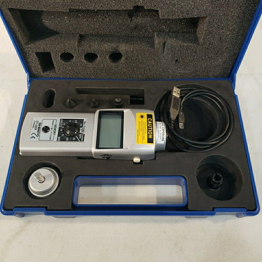 Shimpo DT-209X Handheld Tachometer w/ Contact Wheel, Software, Manual, Tips etc