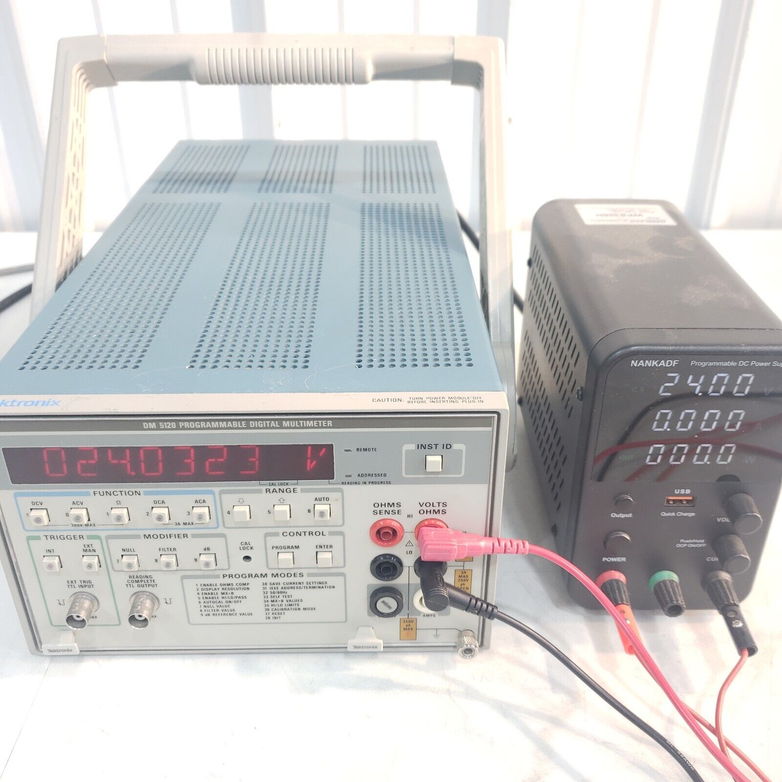 Tektronix DM 5120 Programmable Digital Multimeter 6-1/2 Digit – Lab ...