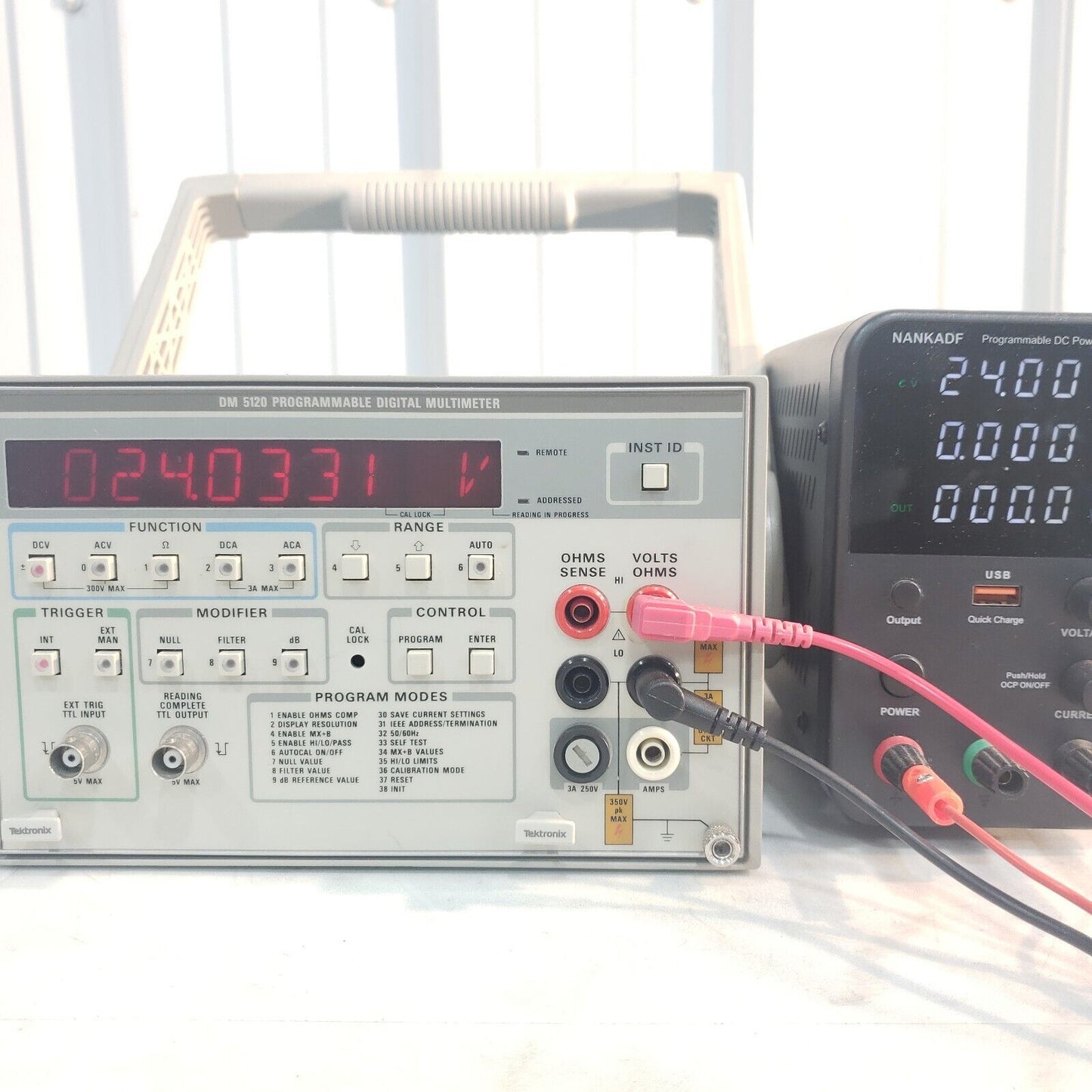 Tektronix DM 5120 Programmable Digital Multimeter 6-1/2 Digit