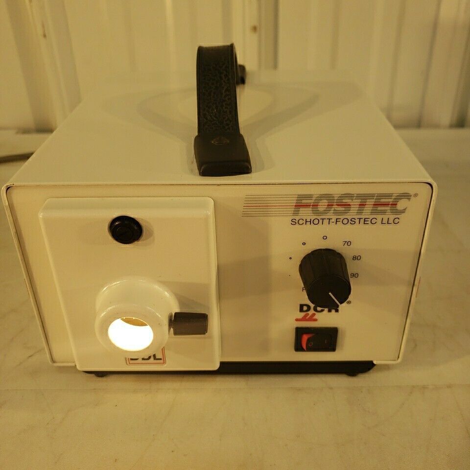 Schott-Fostec DCR II DDL Fiber Optic Illuminator 150W 11/16" Diameter Port