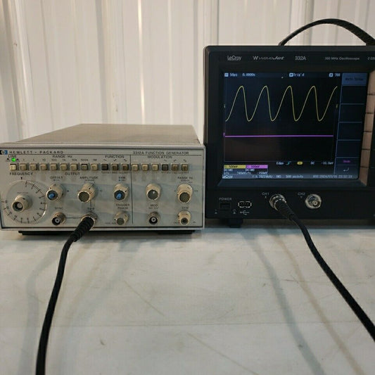 HP Hewlett Packard 3312A Function Generator w/ Modulation Hz kHz MHz