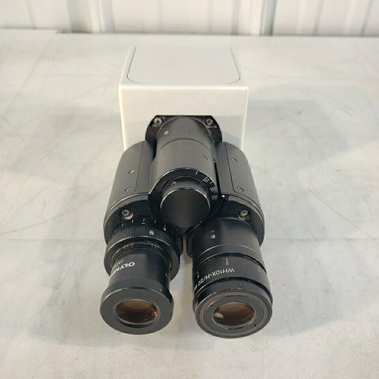 Olympus U-BI90 Binocular Head w/ Two Eyepieces Made For IX70-S1F Microscope