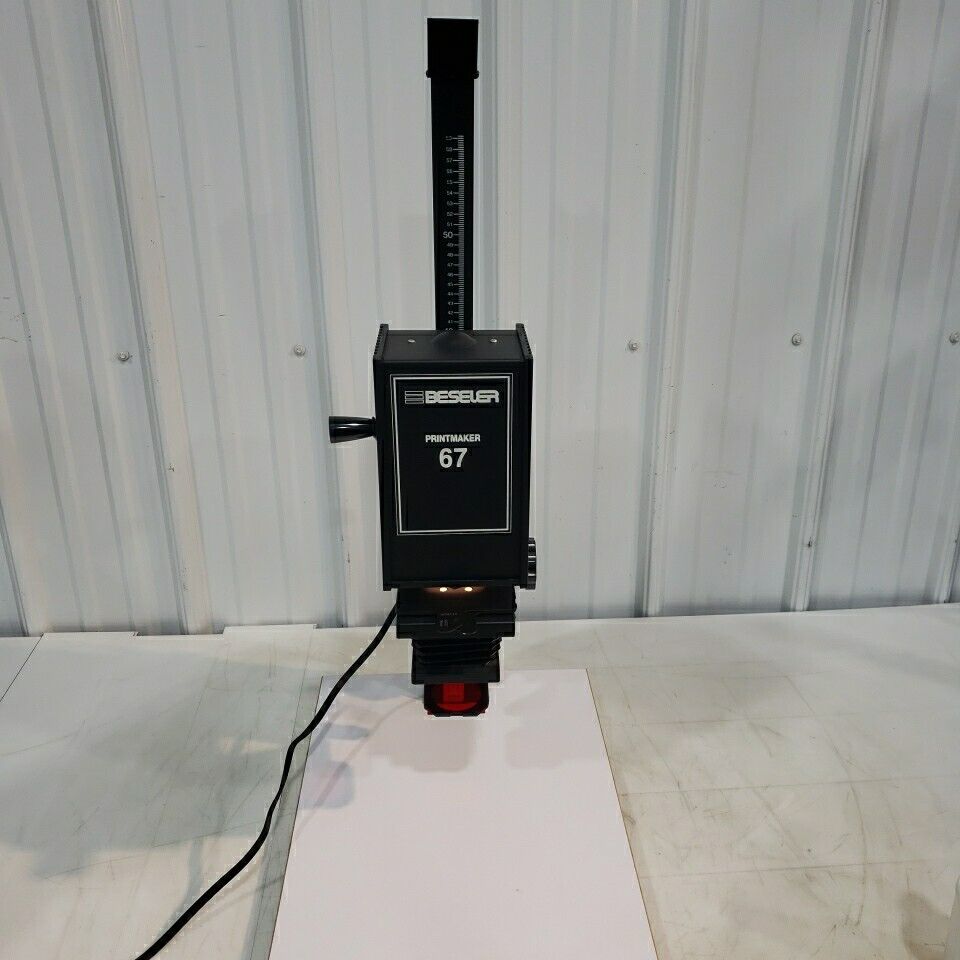 Beseler Printmaker 67 Condenser Enlarger Lense: Besler 1:3.5 f=55mm, Z Axis 59cm