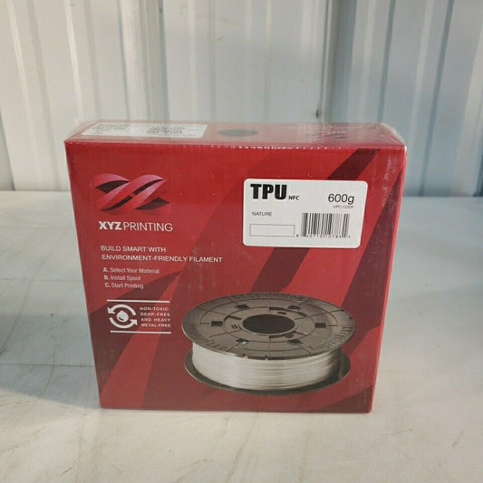 XYZ Printing TPU 600g 3D Printing Nature Flexible Filament New Sealed 1.75mm