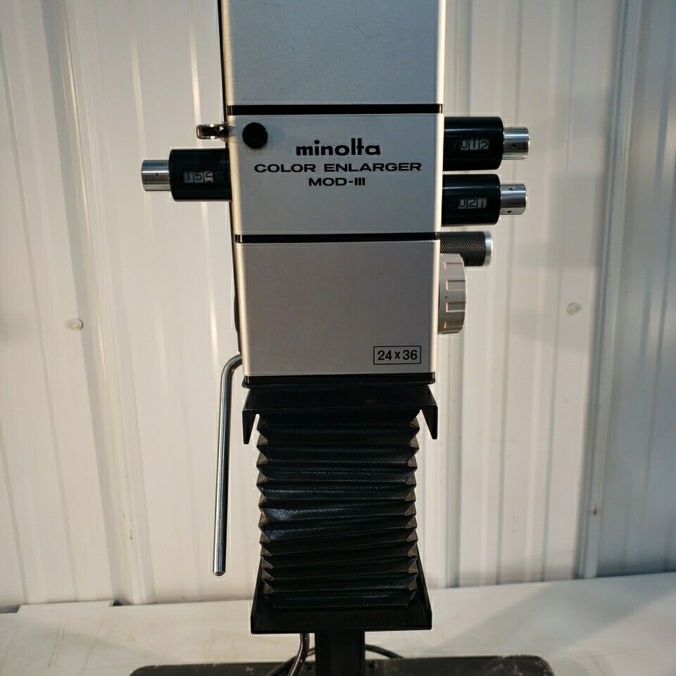 Minolta Color Enlarger System MOD III 24x36  39" Tall Adjustable Z-axis