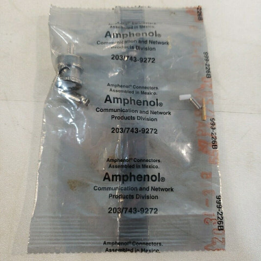AMPHENOL RF 31-315 BNC Connector Plug, Male Pin 50 ohms