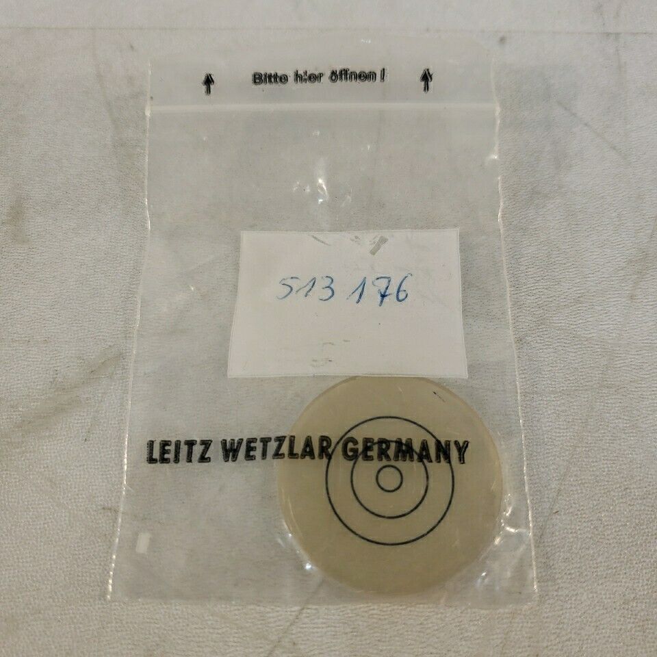 Leitz Leica Wetzlar Germany 513176 Centering Plate Bulb Centering Disc