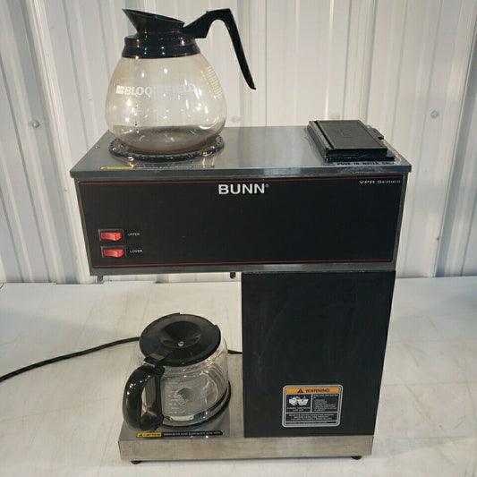 BUNN VPR 33200-0000 2 Pots & 2 Hot Plates- MISSING FILTER HOLDER