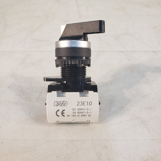 BACO 23E10 Contact Block with Selector Switch Mechanism