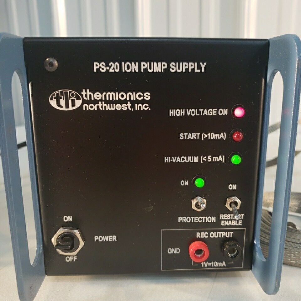Thermionics Northwest PS-20 Ion Pump Supply Working 120V 2A w/ Grounding Cable