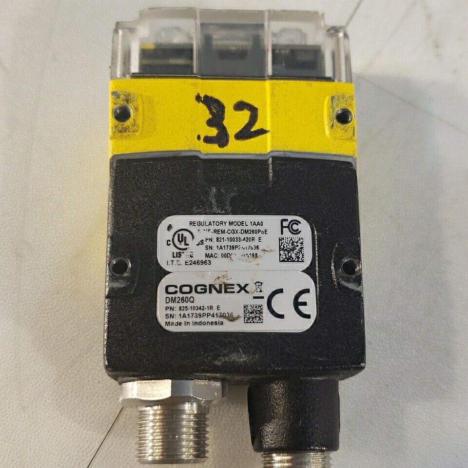 Cognex DM260Q Dataman 260 ID Reader 825-10342-1R E W/Ethernet Cord Barcode