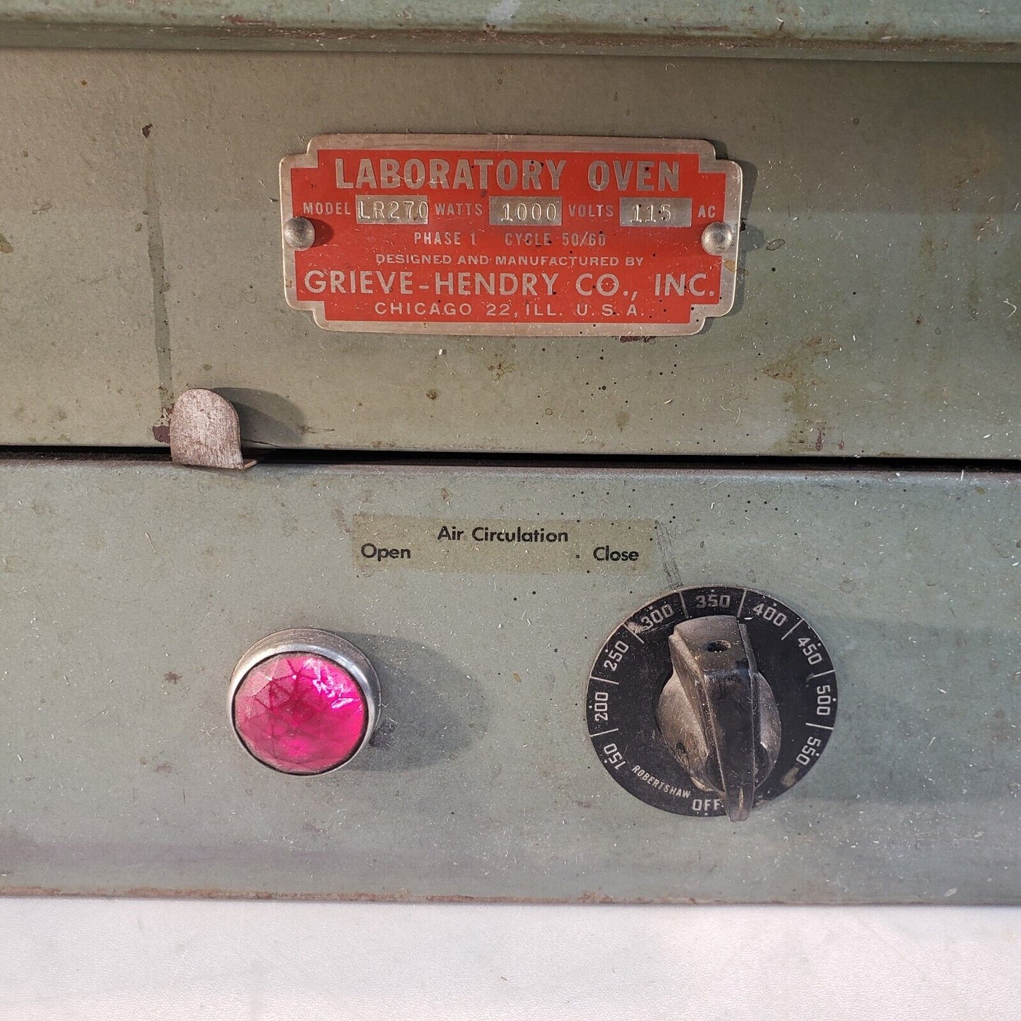 Grieve-Hendry LR270 Laboratory Oven Furnace Tested, Max Temperature 315C