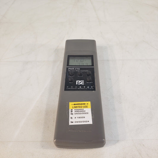 Prostat PHT-770 Hygro-Thermometer Temperature and Humidity Tester