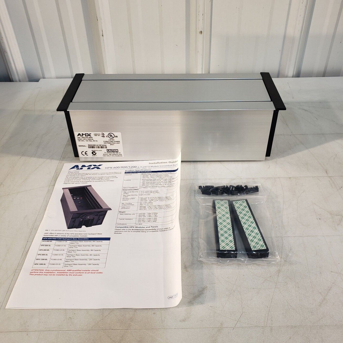 AMX HPX-1200-SL Module Connection Port AV Table Box