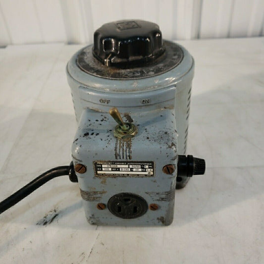 Superior Electric 3PN116B Variable Autotranformer Powerstat 0-140V Output Tested