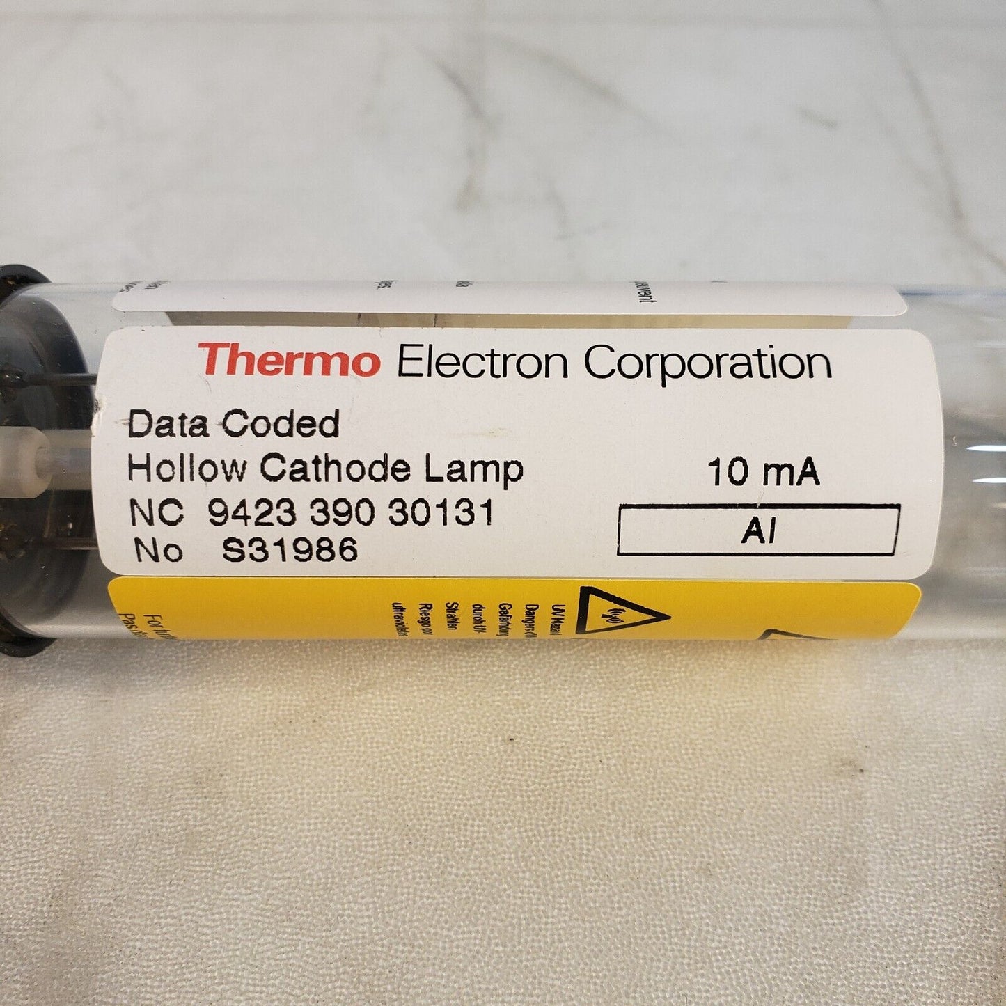 Thermo Electron 9423 390 30131 Hollow Cathode Lamp Al Aluminum Elemental