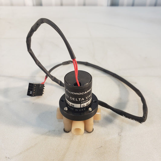 Fluorocarbon MMD3-DI Micro Delta Electric Solenoid Switched Valve 0.3 PSI