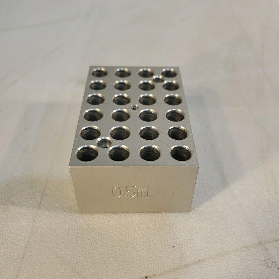 Heating Cooling Block 24x 0.5mL Test Tube Holder – Lab Liquidators Store