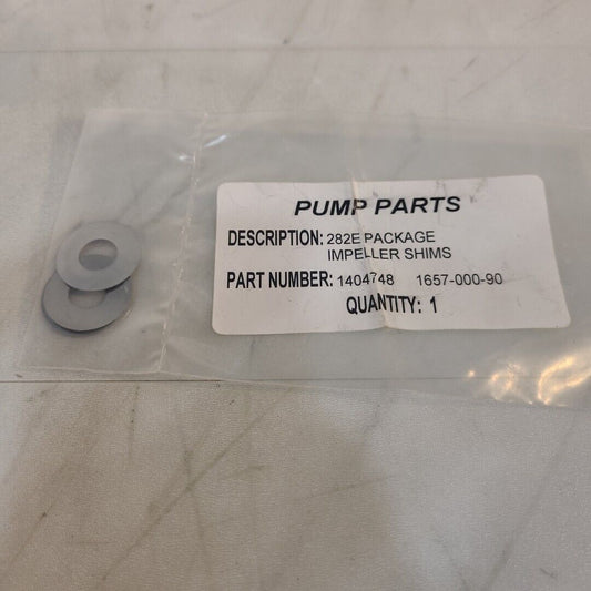 AMT 1657-000-90 282E Package Impeller Shims 1404748 Pump Parts