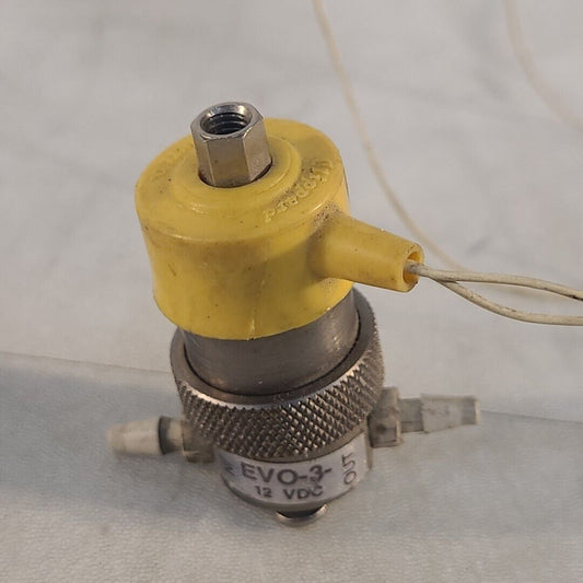 Clippard EVO-3 12VDC Air Valve Solenoid Regulator In Line Valve