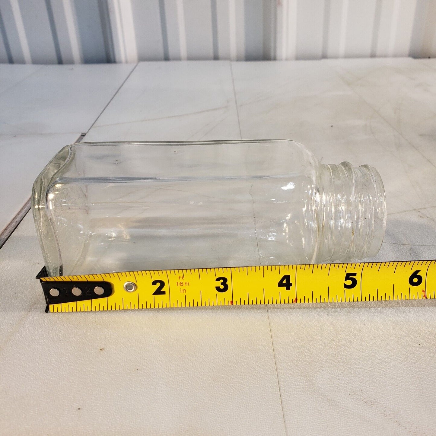 Wheaton Glass Chemical Glass Jar Bottle Screw Top 250mL 5.5" Height 2.125" Width