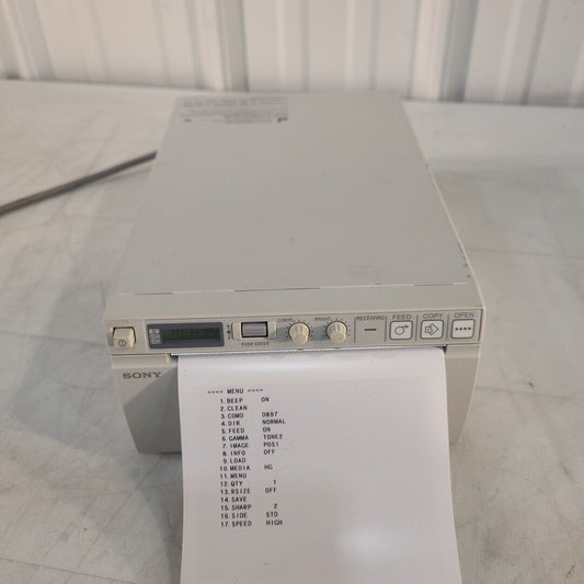 Sony UP-D897 Digital Graphic Printer W/Paper Tested Working